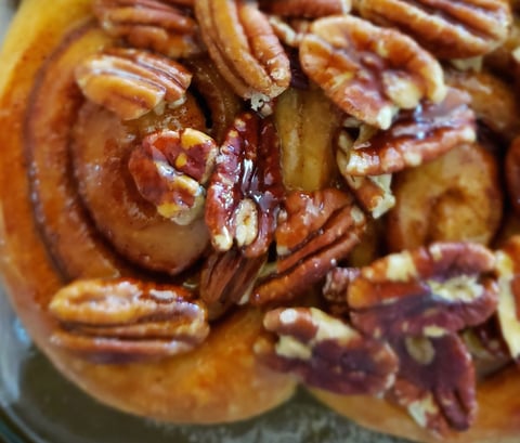 Brioches aux Pacanes & Caramel