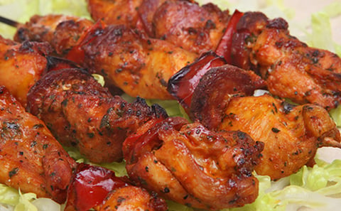 Brochette de Poulet Chorizo et Ananas