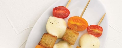 Brochettes aux Mini Bocconcini