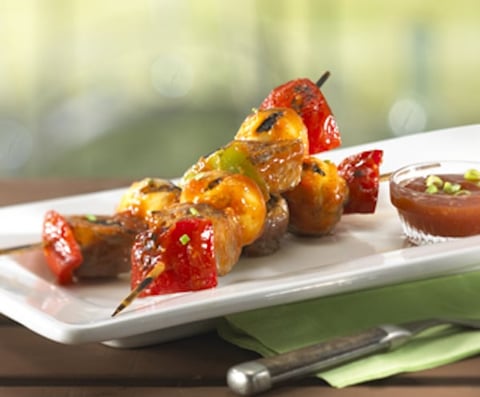 Brochettes de Bœuf Glacées au Gingembre