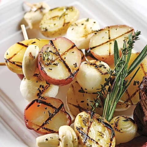 Brochettes de Pommes de Terre Grelots