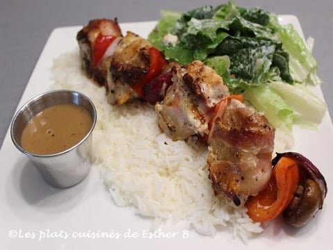 Brochettes de Poulet César