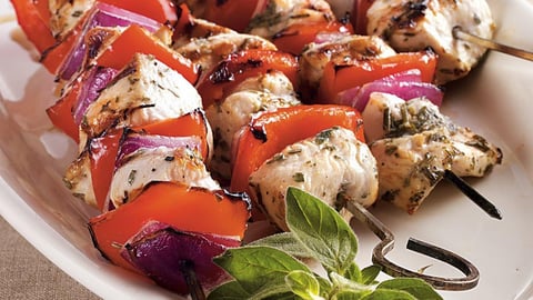 Brochettes de Poulet Méditerranéen