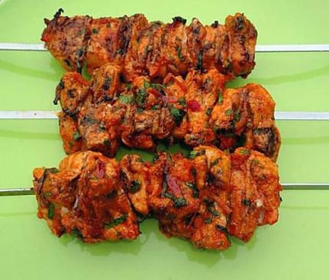 BROCHETTES MARINEES A LA MEXICAINE AU BARBECUE