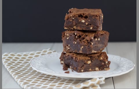 Brownie aux Bretzels et au Caramel