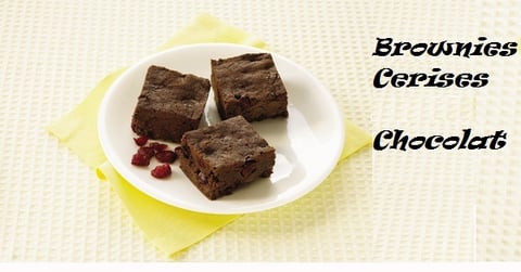 Brownies au Chocolat et aux Cerises