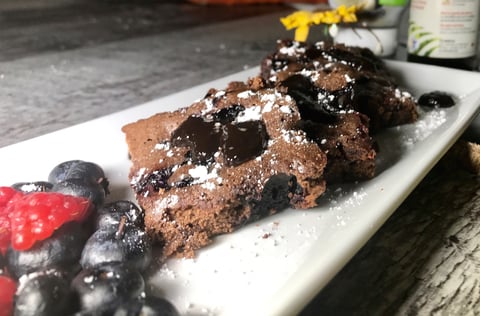 Brownies Brisures de Chocolat et Petits Fruits