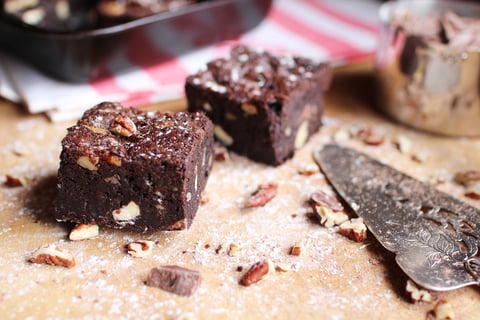 Brownies Inimitables Double Chocolat et Noix de Pécan