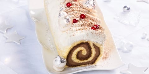 Bûche à la Mousse au Chocolat Facile