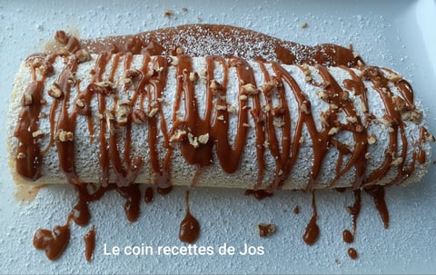 BÛCHE À SAVEUR DE TARTE AUX PACANES