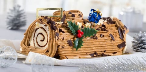 Bûche de Noël à la Crème au Beurre