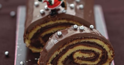 Bûche de Noël au Nutella Facile