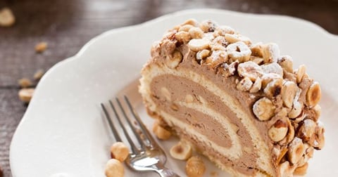 Bûche de Noël Praliné au Chocolat