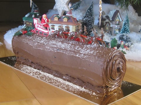 Bûche de Noël Traditionnelle