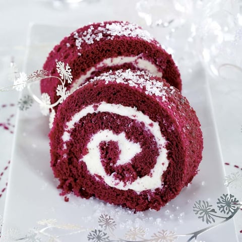 Bûche Red Velvet au Mascarpone
