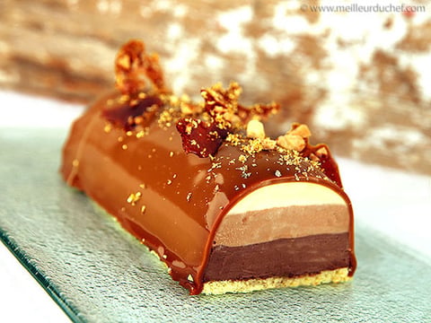 Bûche aux 3 Chocolats