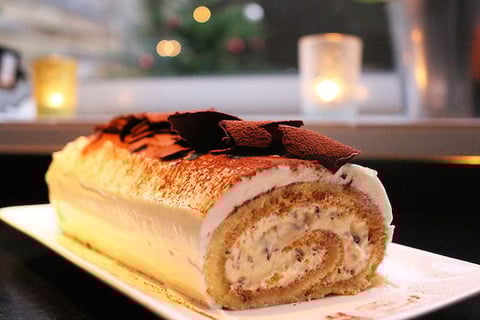 Bûche de Noël Facile Façon Tarte aux Citrons Meringuée