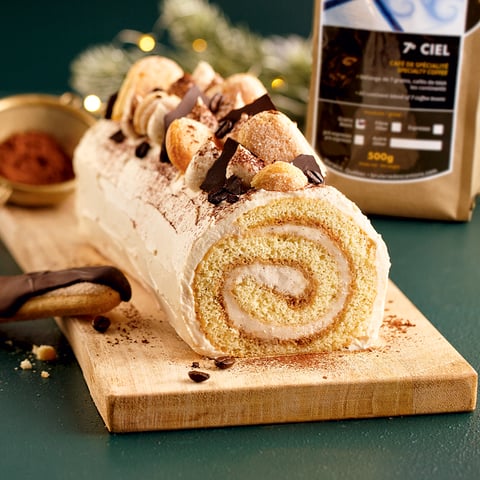 Bûche tiramisu