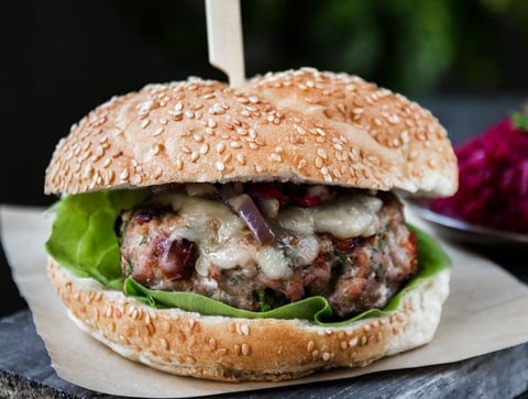 BURGER DE DINDON À LA JIMMY