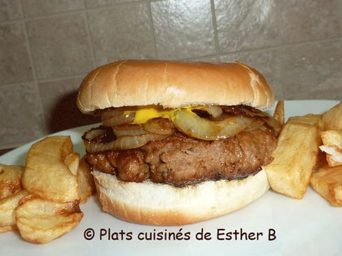 Burger de Porc Haché Façon Côtes Levées Sucrées