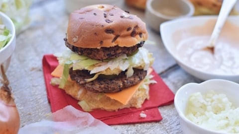 Burger Style «fast-food» Version Végé