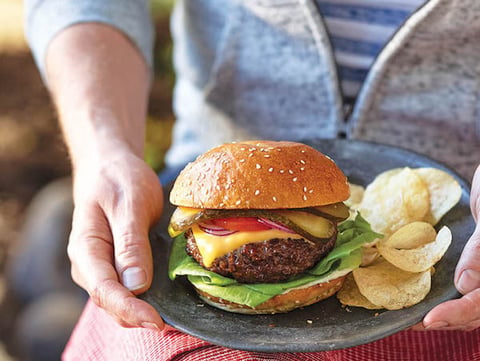 Burgers au Fromage Grillés
