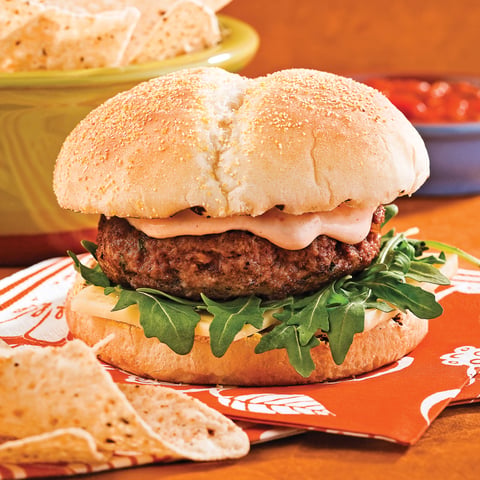 Burgers de Bœuf à la Salsa