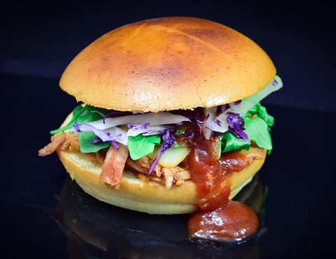Burgers de Dindon Effiloché BBQ