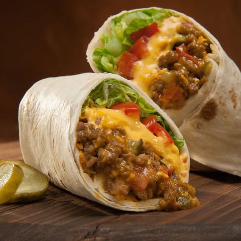Burrito au Bœuf et au Fromage