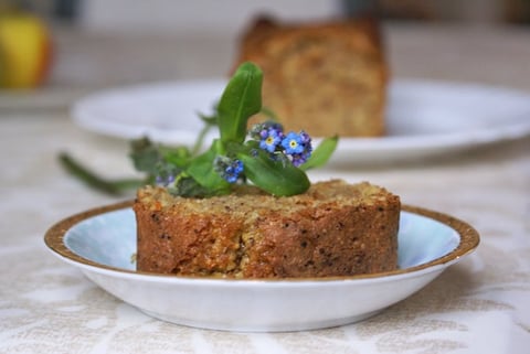 Cake aux Noisettes Grillées & Marmelade {sans gluten, sans lactose}