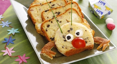 Cake Jambon Fromage Kiri® - Le 1000 Pattes Kiri®