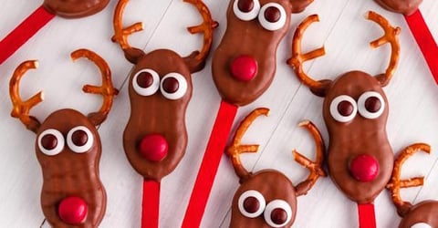 Cake Pops Façon Cerf pour Noël