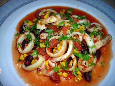 Calamars à la Mexicaine