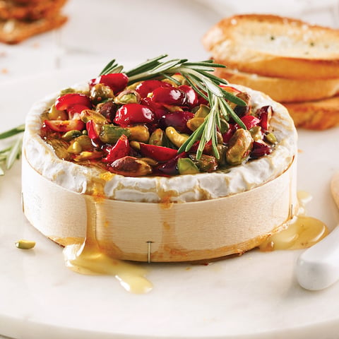 Camembert Fondant aux Canneberges et Pistaches