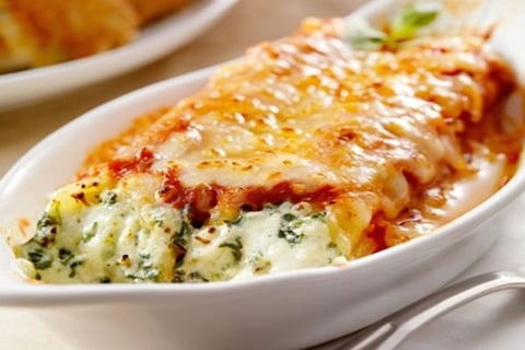 Cannelloni aux Épinards et à la Ricotta