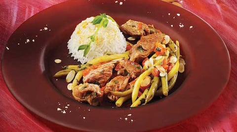 Cari de Veau de Lait à la Thaïe