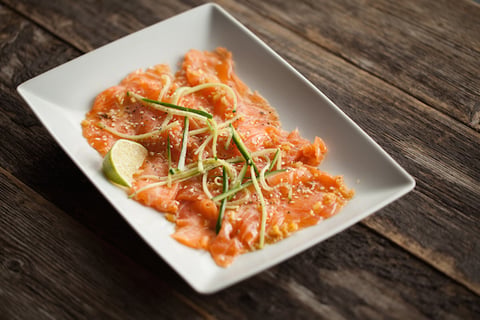 Carpaccio de Saumon Asiatique
