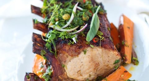 Carré de Porc Sauce Chimichurri
