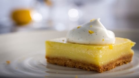 Carrés au Citron Yuzu et aux Noix de Cajou