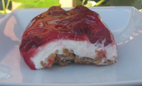 Carrés au Fromage et Cerise de Lucie