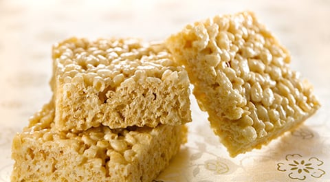 Carrés aux Rice Krispies* Recette Originale