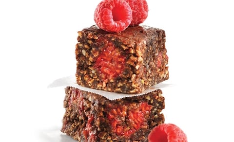 CARRÉS CHOCO-FRAMBOISE À L'ÉRABLE