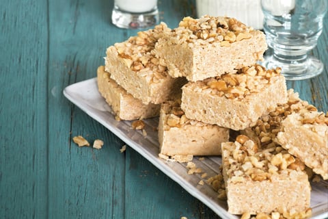 Carrés de Rice Krispies au Sucre à la Crème