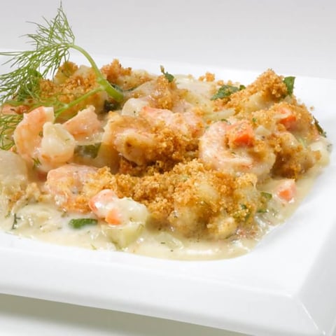 Casserole aux Fruits de Mer et au Grand Cheddar Réserve Spéciale