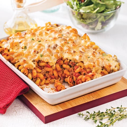 Casserole de Boeuf Gratinée au Yogourt