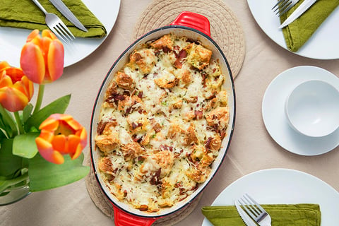 Casserole de Croissants Dorés