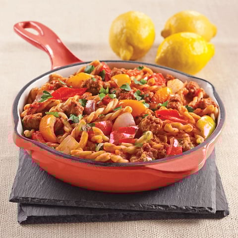 Casserole de Gemellis aux Saucisses