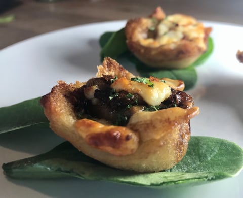 Champignons à L'ail Gratinés