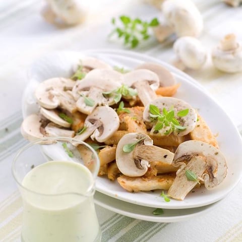 Champignons de Paris Crus en Salade
