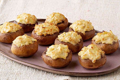 Champignons Farcis aux Artichauts